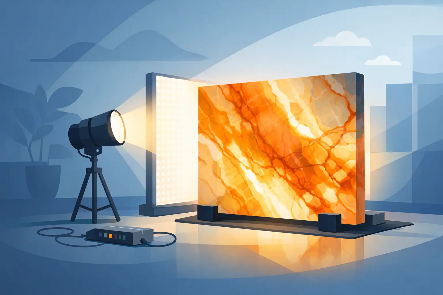How to Backlight Translucent Stone the Right Way
